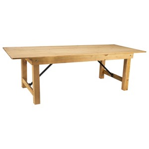 Taylor & Logan 8'x40" Ingles Dining Table - 1 of 4