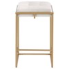 Coaster Set of 2 Nadia Modern Upholstered Square Counter Height Barstools Beige/Gold - 4 of 4