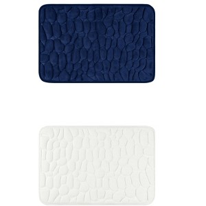 REGALWOVEN Memory Foam Non-Slip Water Absorbent Bathroom Mats 2 Pcs - 1 of 4