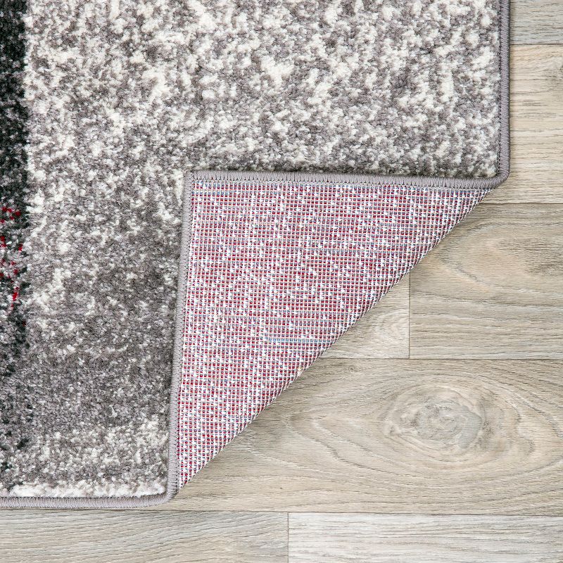World Rug Gallery Contemporary Modern Geometric Boxes Area Rug, 3 of 6