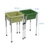 ECR4Kids 2-Station Sand and Water Adjustable Play Table - 2 of 4