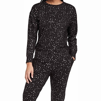 Women's FOIL PRINTED CREW NECK SWEATSHIRT - TEREZ