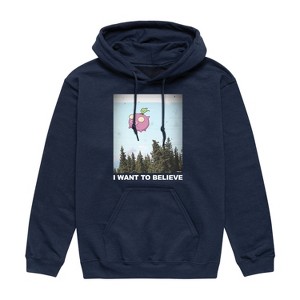 Men's - Invader ZIM - ZIM and GIR Graphic Fleece Pullover Hoodie - 1 of 4