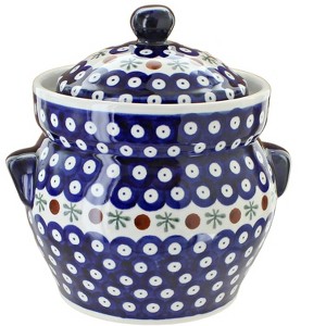Blue Rose Polish Pottery 1125 Zaklady Small Container - 1 of 1