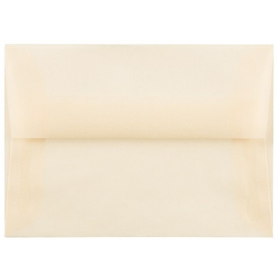 JAM Paper 4Bar A1 Translucent Vellum Invitation Envelopes 3.625x5.125 1591612I