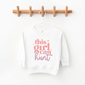 The Juniper Shop This Girl Can Hunt Toddler Graphic Sweatshirt - 1 of 2