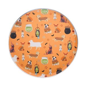 Daydream Society - Trick or Treat Street Pets in Halloween Costumes Large Plates - Pack of 8 Paper Plates - 1 of 2