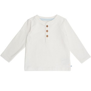 RuggedButts Toddler Boys Knit Long Sleeve Henley Tee - 1 of 4