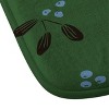 Camilla Foss Midnight Mistletoe Memory Foam Bath Rug Green - Deny Designs: Abstract Microfiber, Machine Washable - 3 of 4