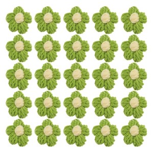 Unique Bargains Cotton Handmade DIY Floral Embroidered Applique Patches 50 Pcs - 1 of 4