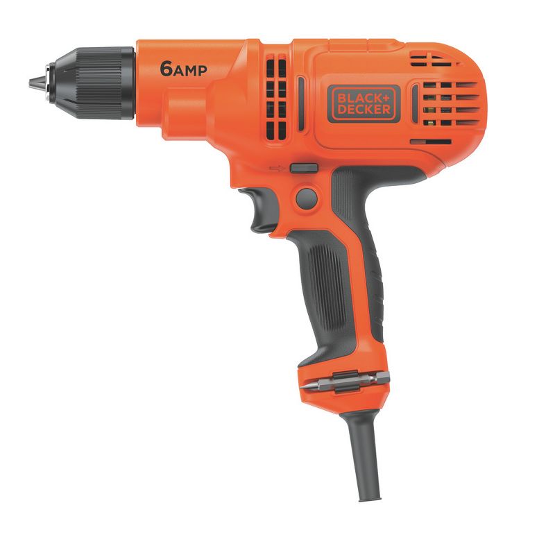 Black & Decker DR340C 6 Amp 3/8 in. Corded Drill Driver with Bag, 2 of 6