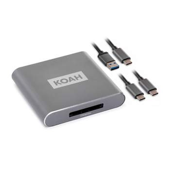 Koah Pro USB 3.2 Type-C Connector 10Gbps CFexpress Type B Reader with 2 Cables