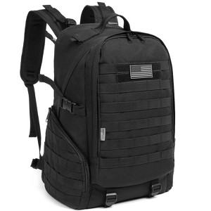 K-Cliffs Tactical Backpack Heavy Duty Student School Bag High Quality Durable Travel Hiking Daypack Laptop Bookbag w/ Molle System - 1 of 4