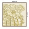 Amanti Art Graphic Cactus Bloom II by Melissa Wang Framed Canvas Wall Art - 4 of 4