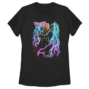 Women's Marvel What if…? Party Thor T-Shirt - 1 of 4