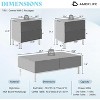AMERLIFE High Gloss Electroplated Living Room Table Set - 2 of 3