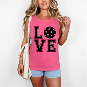 Simply Sage Market Pickleball Love Garment Dyed Tank - 1 of 3