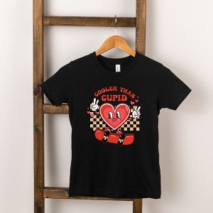 The Juniper Shop Cooler Than Cupid Skater Toddler Short Sleeve Tee - 1 of 2