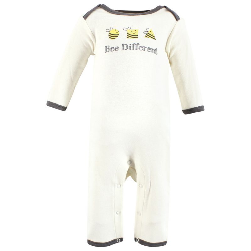 Touched by Nature Organic Cotton Coveralls, Bee Different, 4 of 5