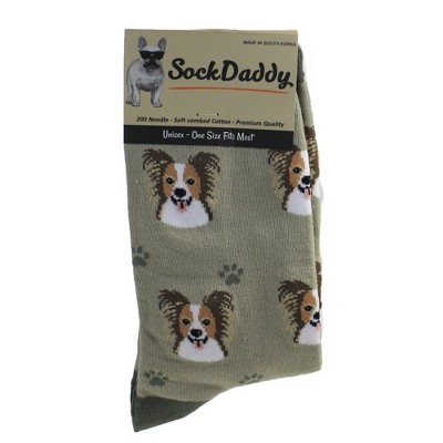 Novelty Socks 15.25" Papillon Socks Premium Soft Quality E & S Pet  -  Socks