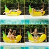 Zone Tech Inflatable Banana Shaped Pool Float Rocker and Lounge 1-2 Person Pool, Beach, Lake Fun Summer Activity for Adults and Kids - 4 of 4