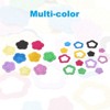 Unique Bargains Double Flower Self-Adhesive Glitters Home Decor Card DIY Foam Stickers - 3 of 4