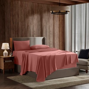 Nestl 4 Piece Bed Sheet Set, Deep Pocket Extra Soft Microfiber Sheets - 1 of 4