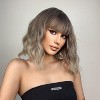 Jessie's Wig 10 Inch Short Wavy Wig Synthetic Hair Ash Grey Color 1 Pc/Pack - 4 of 4
