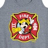 Women's - Disney - Firefighter Mickey Graphic Racerback Tank - 2 of 4