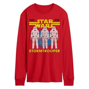 Men's - Star Wars - St Action Figure Long Sleeve Graphic T-Shirt - 1 of 2