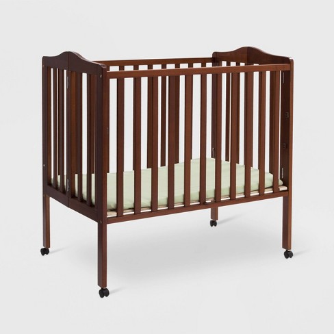 Delta Children Portable Mini Crib Dark Cherry Target