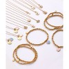 Tiny Tags 14K Gold Ion Plated Mother of Pearl Inlay Anchor Pendant Necklace - Gold - 4 of 4