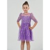 2Bunnies Girls Sparkle Sequin Beaded Tulle Flower Girl Party Dress - 3 of 4