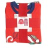 Casual Nights Junior Holiday 2 Piece Jersey Top and Micro Fleece Pants Pjs Set - Red/Green Plaid - X-Small - 4 of 4
