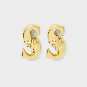 Bijoux Sport by Luv Aj MLB Gold Logo Stud Earrings - 1 of 3