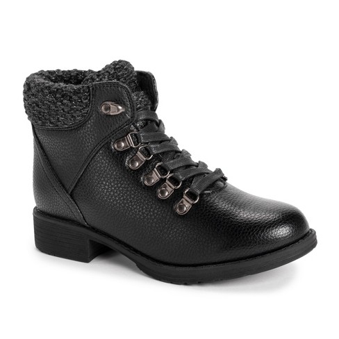 Women's black outlet leather hiking boots