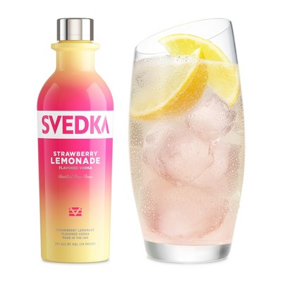 SVEDKA Strawberry Lemonade Flavored Vodka - 375ml Bottle