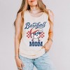 Simply Sage Market Women's Baseball Mom Checkered Garment Dyed Heavy Weight Tank - 2 of 2
