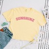 Simply Sage Market Women's Sunshine Block Short Sleeve Relaxed Fit Cropped Tee - 3 of 3
