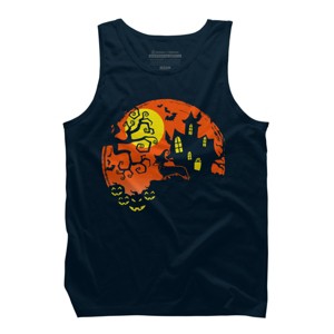Men's Design By Humans Funny Dachshund Dog Lovers Gifts Halloween Party Costume Gift By lukesstore Tank Top - 1 of 3