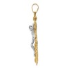 Black Bow Jewelry 14k Two Tone Gold X-Large Mariner's Crucifix Cross Pendant, 35 x 58mm - 2 of 4