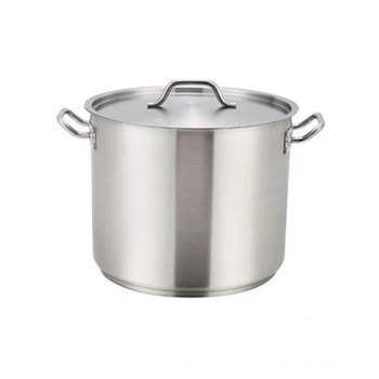 LEUGWAKN Stainless Steel Stock pot-6 Quart pot-Stockpots with Lid-Soup Pot-Induction Pot-Cookware Pot-Cooking Pot-Crock Pot