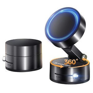 MAGIC JOHN Ultra 360° Rotatable Magnetic Phone Holder for Car,  Foldable Magnetic Car Mount for iPhone All Cell Phones - 1 of 4