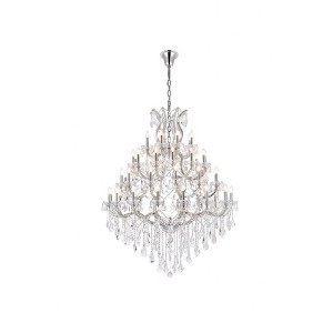 Elegant Lighting Maria Theresa 49 - Light Chandelier in  Chrome - 1 of 3