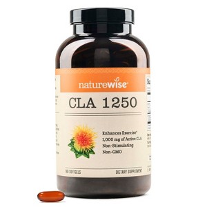 NatureWise CLA - Conjugated Linoleic Acid Supplement for Women and Men, Non Stimulating - Non-GMO - 1 of 4