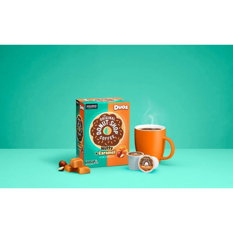 The Original Donut Shop Duos Nutty + Caramel Keurig Single-Serve K-Cup Pods, Medium Roast Coffee - 24ct, 5 of 12