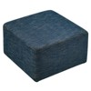 Modway Callum Large 28 in. Square Woven Heathered Fabric Upholstered Ottoman - 3 of 4