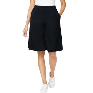 Woman Within Plus Size Flowy Short - 1 of 2