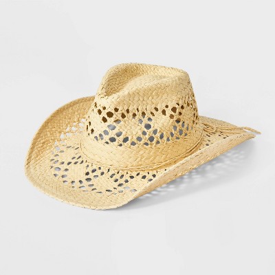 Open Weave Western Cowboy Hat - Wild Fable™