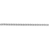 Black Bow Jewelry 2.25mm, 14k White Gold, Solid Parisian Wheat Chain Bracelet - 2 of 4
